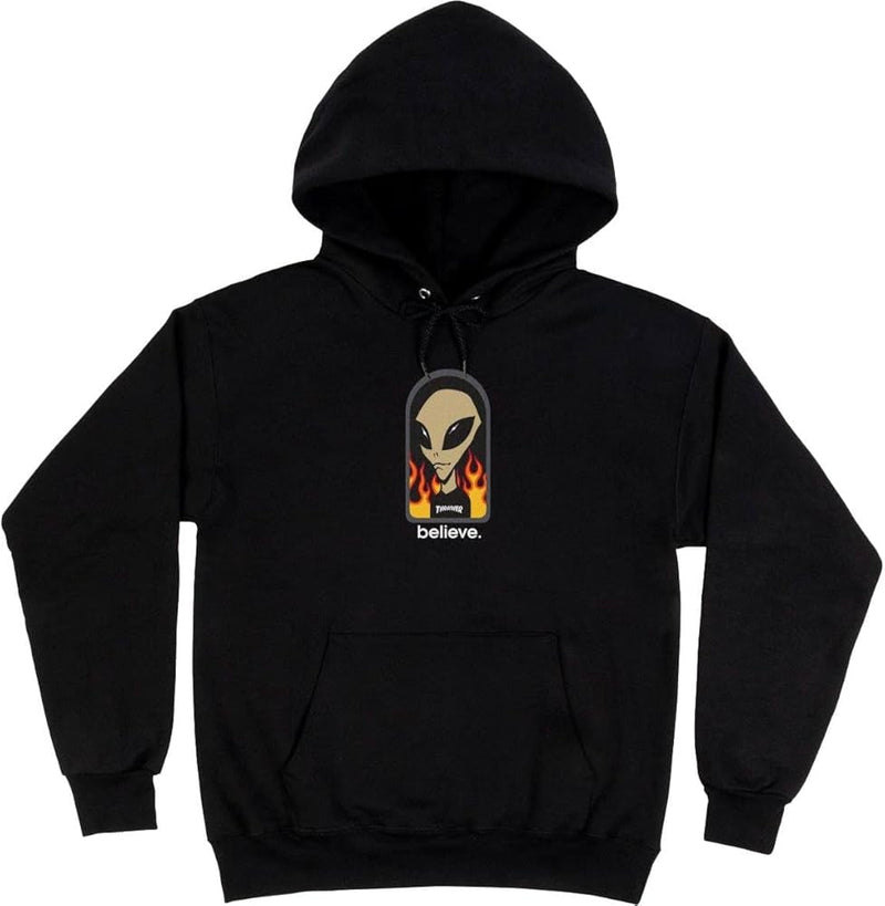 Thrasher x Alien Workshop 'Believe' Hoodie - Black-1