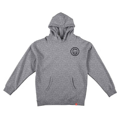 Spitfire 'Swirled Classic' Hoodie - Grey/Black-1