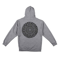 Spitfire 'Swirled Classic' Hoodie - Grey/Black-2