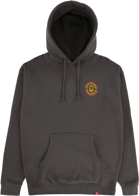 Spitfire 'Torched Script' Hoodie - Charcoal-1