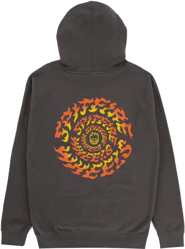 Spitfire 'Torched Script' Hoodie - Charcoal-2