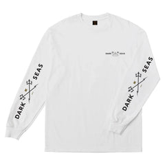 Dark Seas 'Headmaster' L/S Tee - White-1
