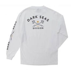 Dark Seas 'Headmaster' L/S Tee - White-2
