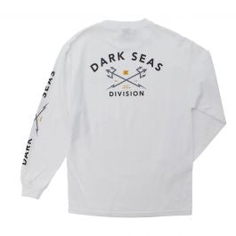 Dark Seas 'Headmaster' L/S Tee - White-2