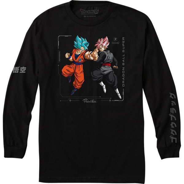 Primitive 'Goku VS Black' L/S Tee - Black-1