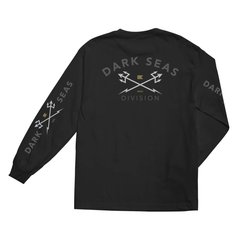 Dark Seas 'Headmaster' L/S Tee - Black-2