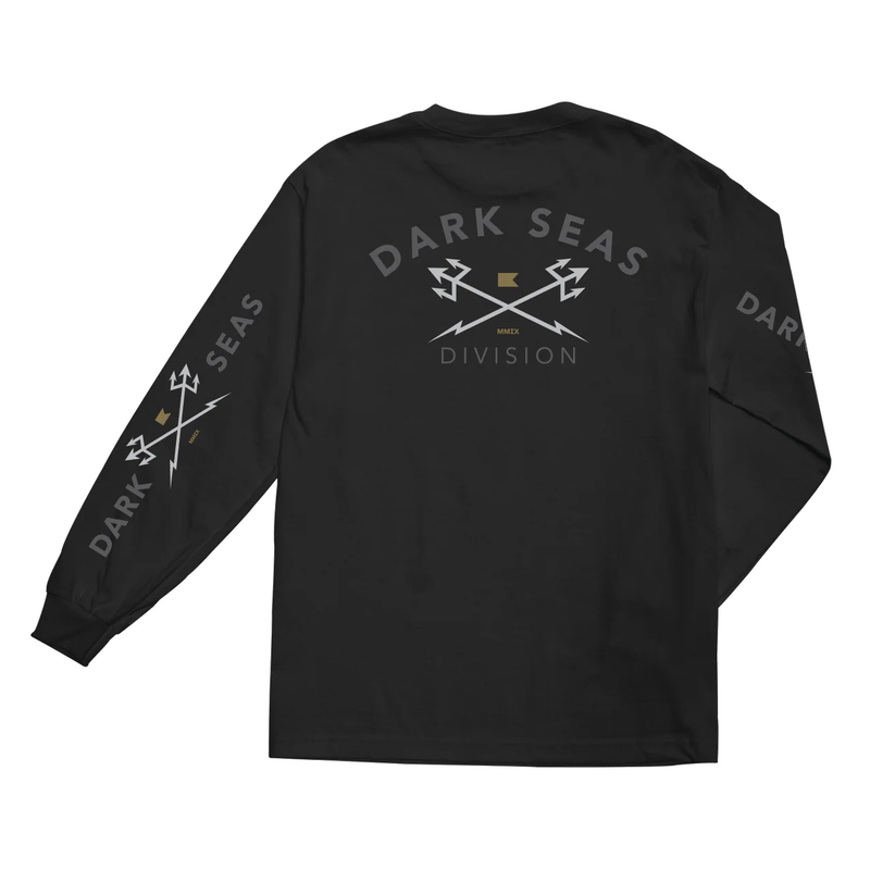 Dark Seas 'Headmaster' L/S Tee - Black-2
