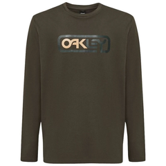 Oakley 'Locked In' L/S Tee - Olive-1