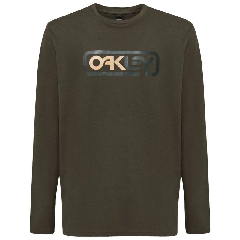 Oakley 'Locked In' L/S Tee - Olive-1