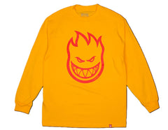 Spitfire 'Big Logo' L/S Tee - Yellow-1