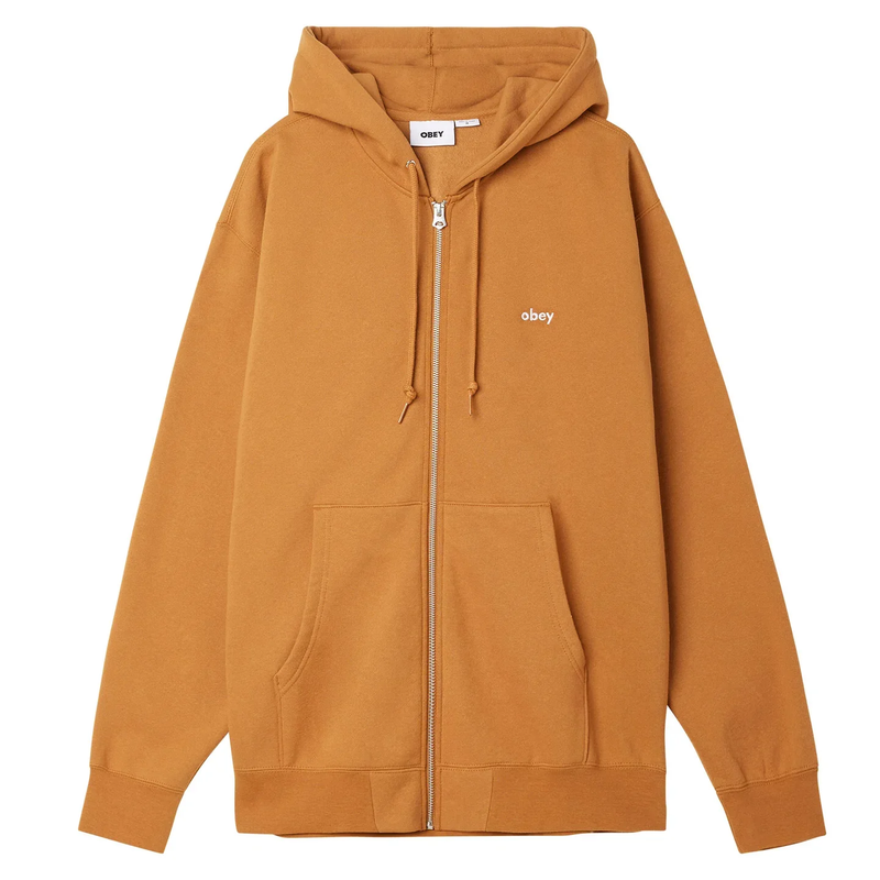 Obey 'Tab' Zip-Up Hoodie - Rabbit's Paw-1