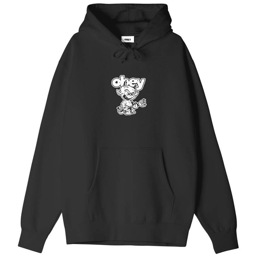 Obey 'Demon' Hoodie - Black-1