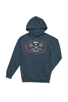 Dark Seas 'Disarray' Hoodie - Storm Blue-1