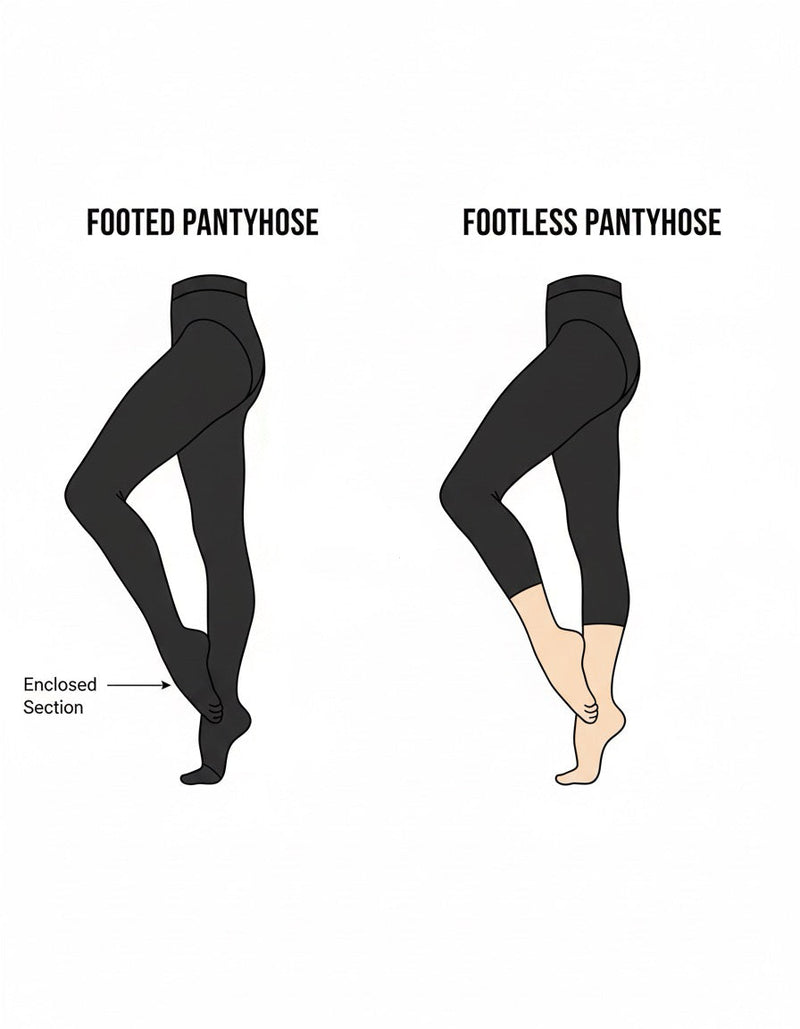 8D Oil Shine Pantyhose Tights with Double Zip-11