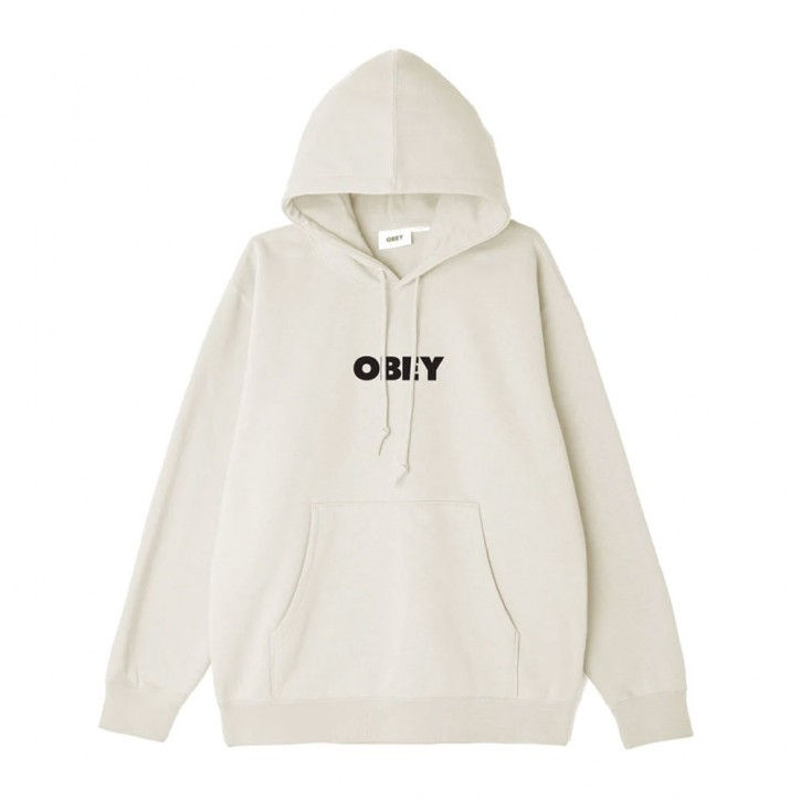 Obey 'Bold Obey' Hoodie - Unbleached-1