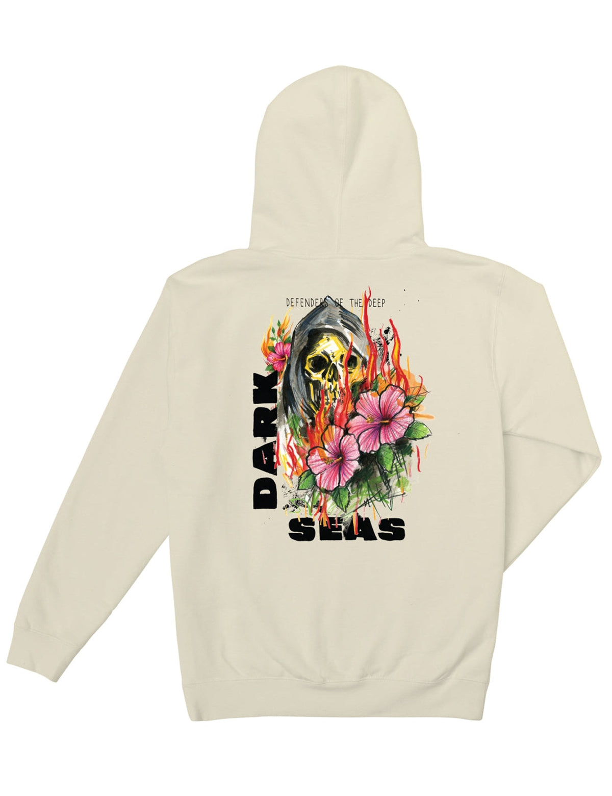 Dark Seas 'Kingdom's Fire' Hoodie - Bone-2