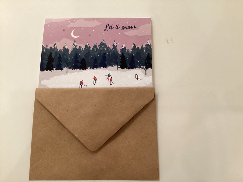 Let it Snow Greeting Card-3