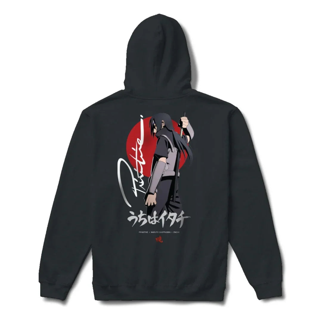 Primitive x Naruto 'Itachi Warning' Hoodie - Black-2