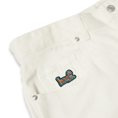 HUF 'Cromer Signature' Baggy Jeans - Bone-2