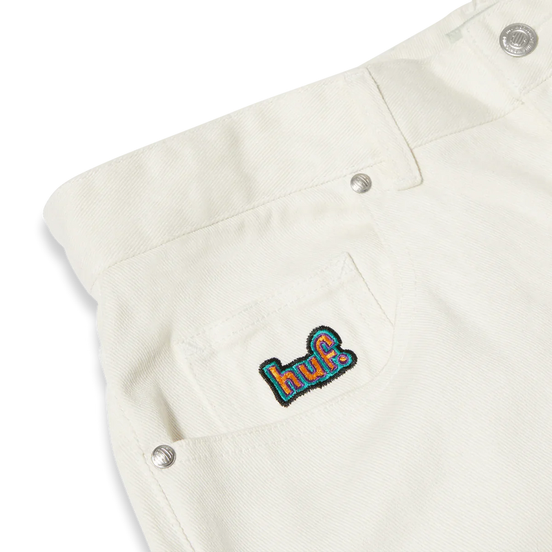 HUF 'Cromer Signature' Baggy Jeans - Bone-2