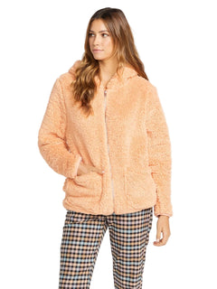 Volcom 'Lil Phuz Up' Jacket - Clay (Women's)-1