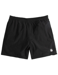 Obey 'Easy Relaxed' Elastic Waist Shorts - Black-1