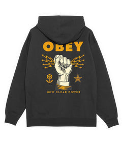 Obey 'New Clear Power' Hoodie - Black-2