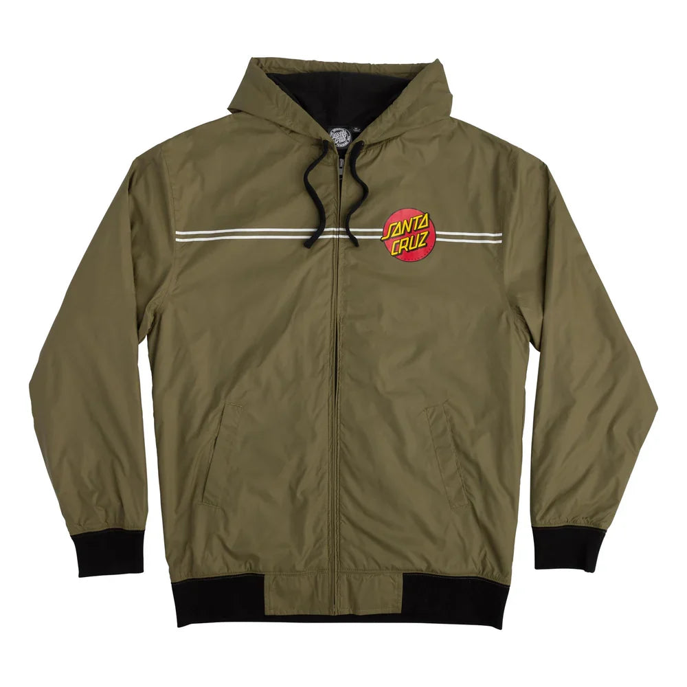Santa Cruz 'Dot' Windbreaker - Olive-1