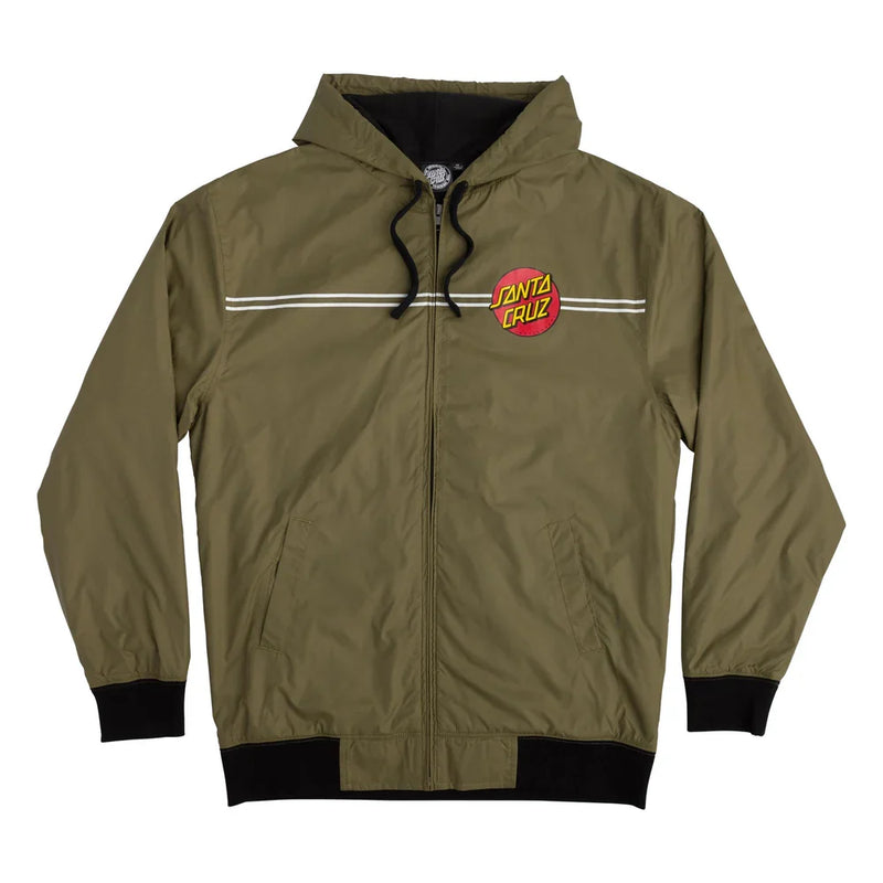 Santa Cruz 'Dot' Windbreaker - Olive-1