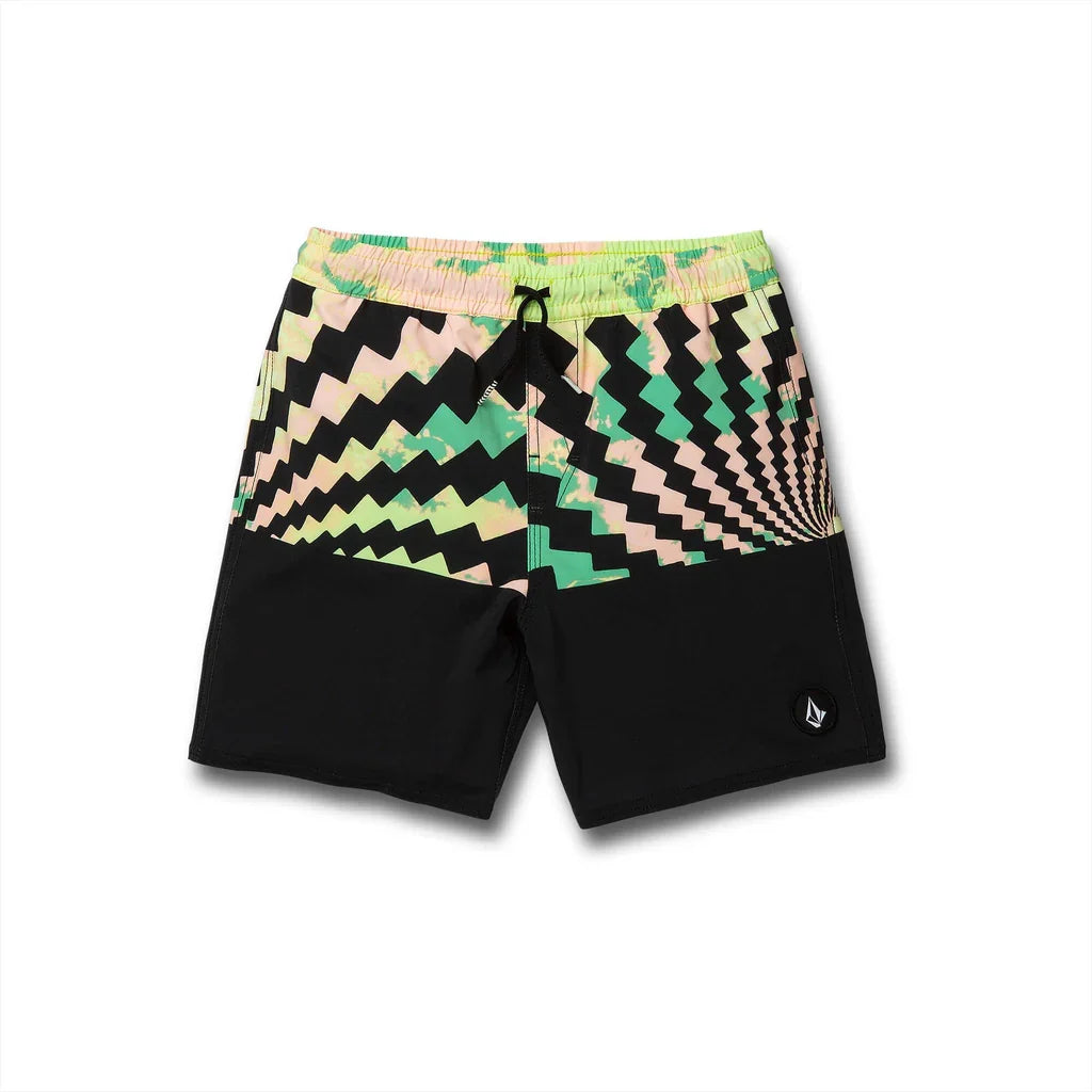 Volcom 'Horizon' Swimshorts - Black (KIDS)-1