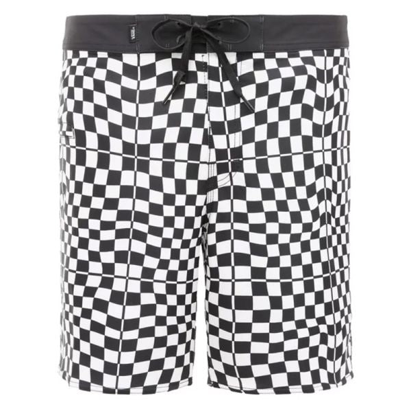 Vans 'Warp Check' Swim Shorts - Black/White (KIDS)-1