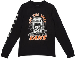 Vans 'Sk8 Skull' L/S Tee - Black (KIDS)-1