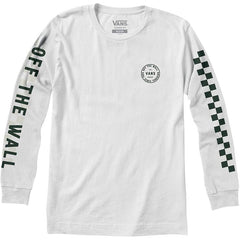 Vans 'Off The Wall Combo' L/S Tee - White (KIDS)-1