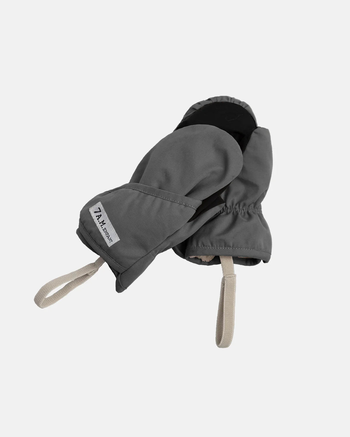 Benji Plush Mittens | Smokey | 7AM-1