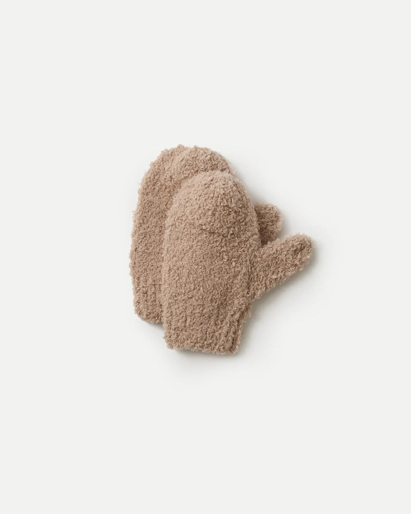 Fuzzy Mittens | Pecan | 7AM-1
