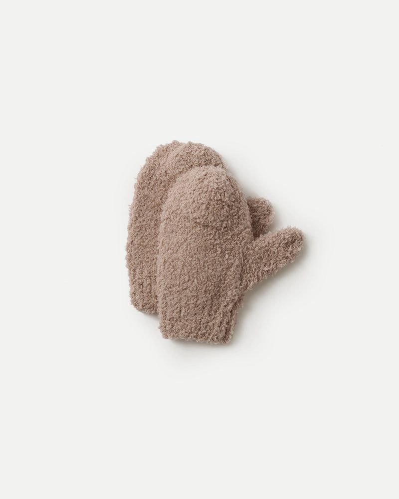 Fuzzy Mittens | Taupe | 7AM-1