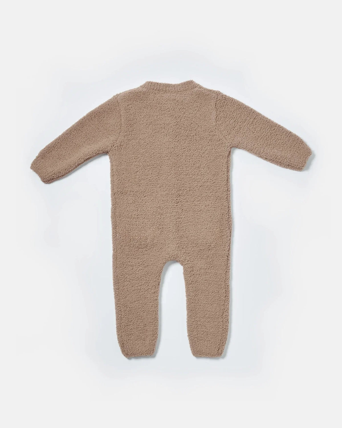 Long Sleeve Romper - Fuzzy | Taupe | 7AM-4