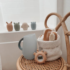 Bathtub Safety Thermometer Crab | Soft Blush | Noüka-3