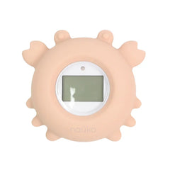 Bathtub Safety Thermometer Crab | Soft Blush | Noüka-1