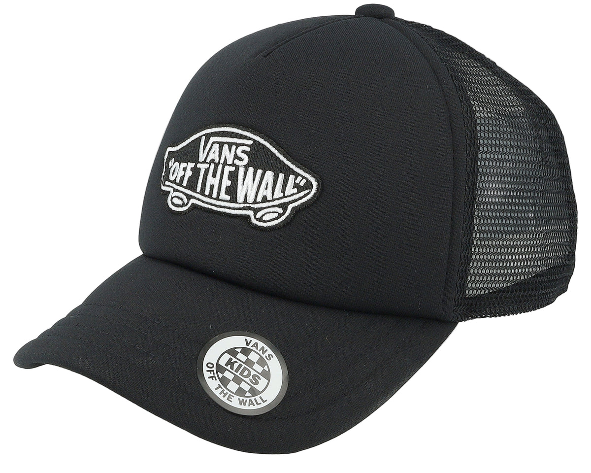 Vans 'Classic Patch' Trucker Cap - Black (KIDS)-1