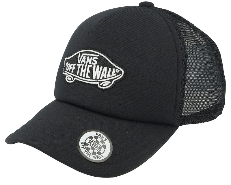 Vans 'Classic Patch' Trucker Cap - Black (KIDS)-1