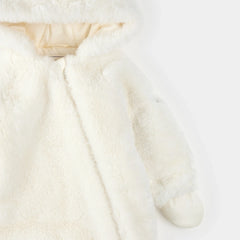 Plush Bear Playsuit | Off-White | Petit Lem-4