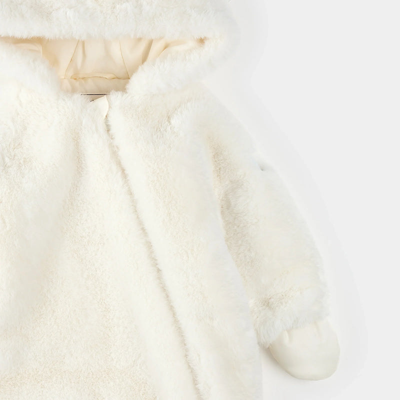 Plush Bear Playsuit | Off-White | Petit Lem-4