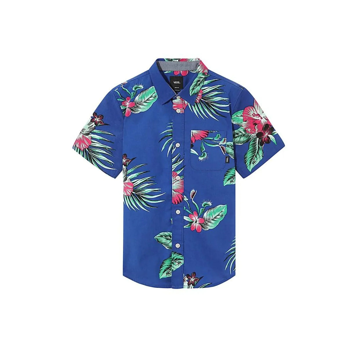 Vans 'Trap Floral' S/S Shirt - Blue (KIDS)-1