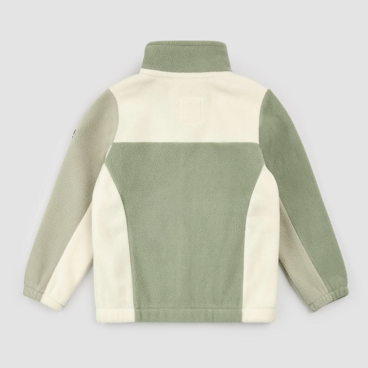 Fleece Jacket | Color Block on Sage | Miles the Label-2