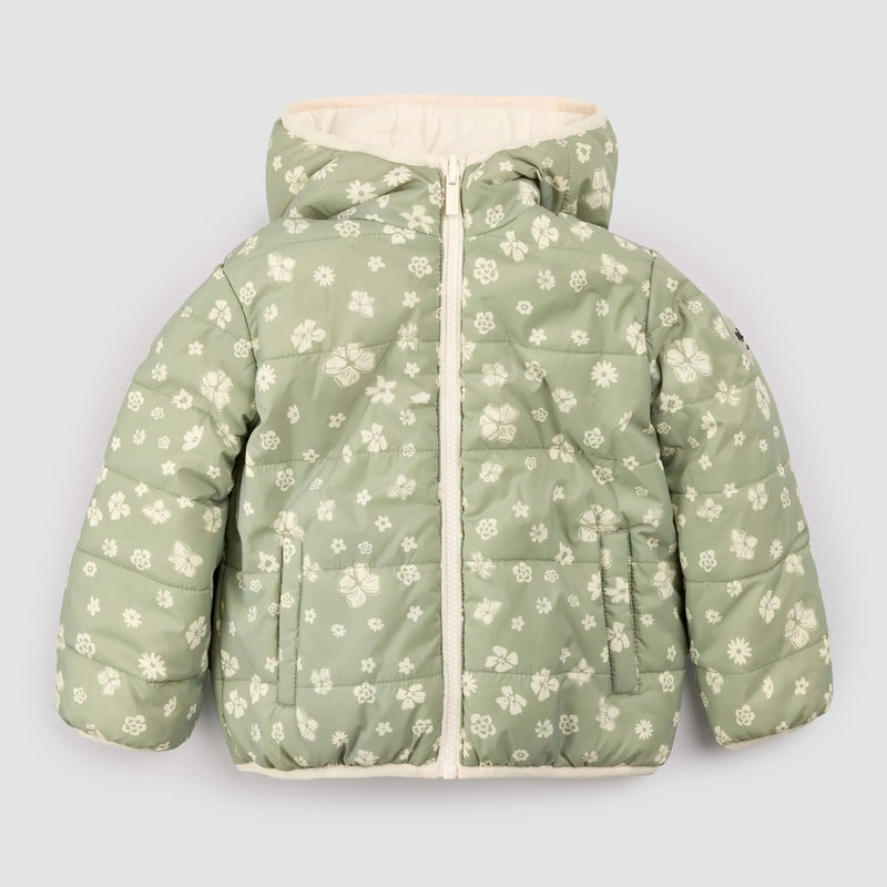 Reversible Jacket | Sage Floral Print on Birch | Miles the Label-4