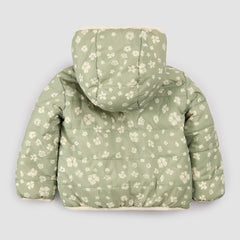 Reversible Jacket | Sage Floral Print on Birch | Miles the Label-6