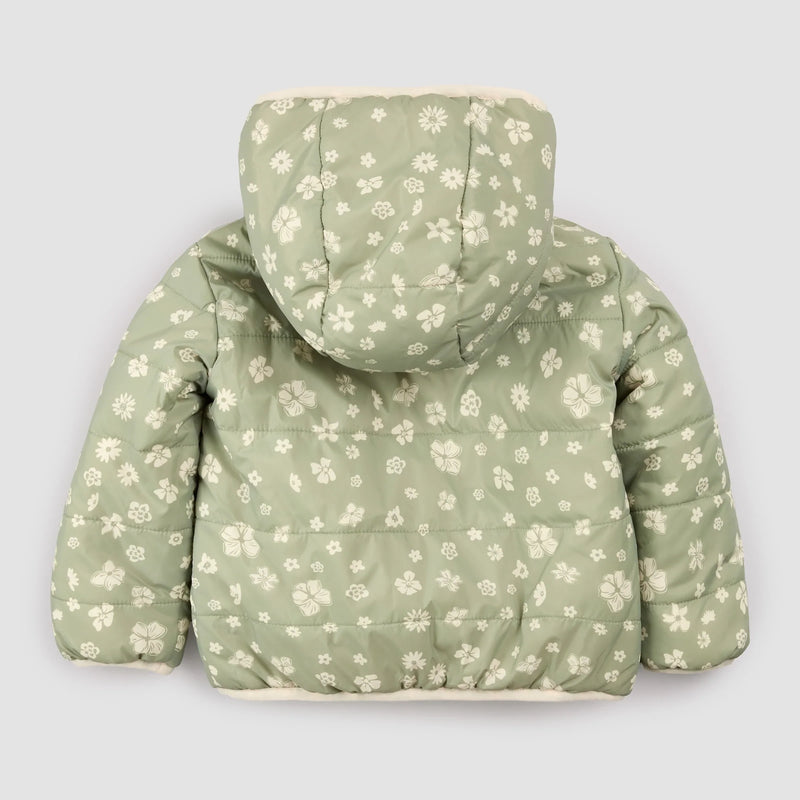 Reversible Jacket | Sage Floral Print on Birch | Miles the Label-6