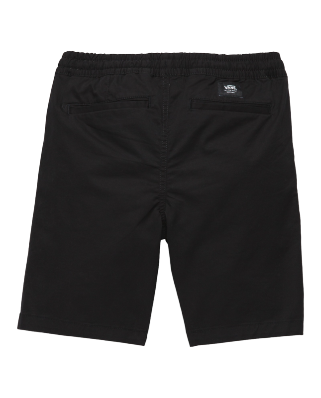 Vans 'Range' Elastic Waist Shorts - Black (KIDS)-2