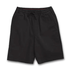 Vans 'Range' Elastic Waist Shorts - Black (KIDS)-1
